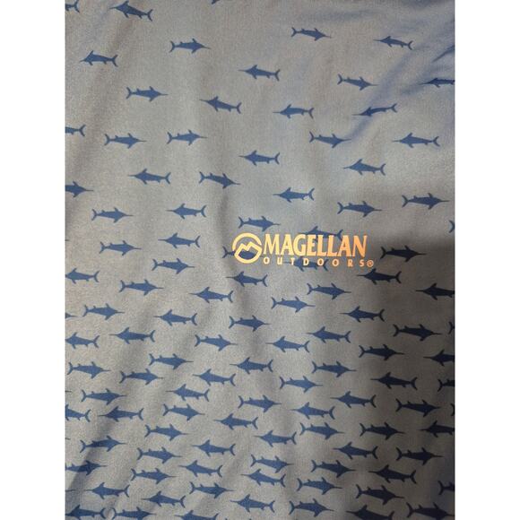Magellan Outdoors Fish Gear Long Sleeve Cooling Shirt-Boyfriend Fit-Size XXL - Picture 4 of 9